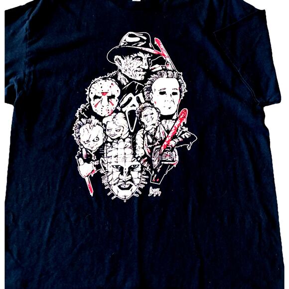 Gildan Other - Fatal Reunion freedie scream halloween jason Graphic T-Shirt RARE GillesBone XL